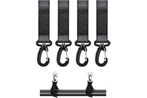 4 PCS Adjustable Kayak Paddle Holder,Paddleboard Clip,Inflatable Boat Canoe Boat Paddle Oar Strap Webbing,Durable &Sturdy Kay