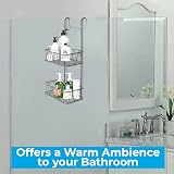 Blue Canyon No Drill 2 Tier Shower Caddy Stainless Steel Grey view 5