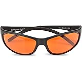 Blue Blocking Amber Glasses for Sleep - BioRhythm Safe(TM) - Nighttime Eyewear - Special Orange Tinted Glasses Help You Sleep and Relax Your Eyes