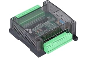 HYUDUO 12V PLC Control Programmable Logic Controller DC12V 2N20MT Industrial Control Board PLC Programmable Logic Controller Relay Output(Add Shell), Industrial Computer