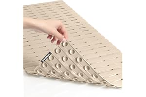 OTHWAY Non Slip Shower Mat, 36.6" x 16.9" Non Slip Shower Mats for Inside Shower, Shower Anti Slip Mat with Suction Cups, Eas