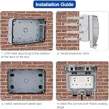 Anesty Outdoor Socket 6m Extension Lead 2 Gang IP66 Waterproof Sockets view 6