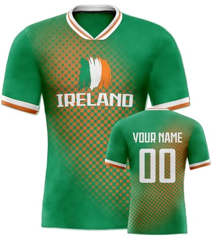 洋書 IRELAND'S SOCCER TOP 20 Amazon.com: Custom Irish Soccer Jersey - Personalized Name Number