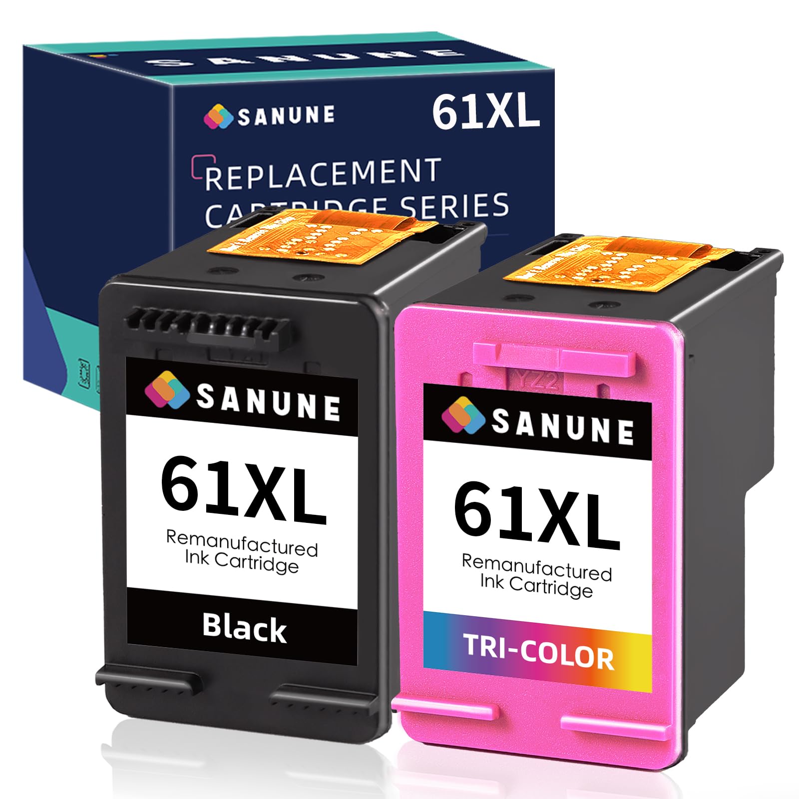 61 XL Ink 61XL Ink Cartridge Combo Pack Black And Tri-Color Replacement For HP Cartridge For Envy 4500 5530 DeskJet 1000 3000 Officejet 4630 Printer - View #10