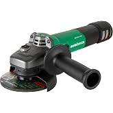 Metabo HPT Angle Grinder | 4-1/2-Inch | 12 Amp | AC Brushless Motor | Variable Speed | 3-Position Side Handle | G12VE2