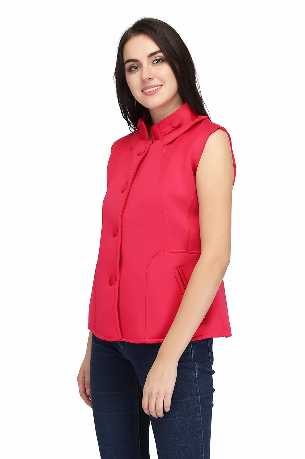 high hill spandex sleeveless jacket for women