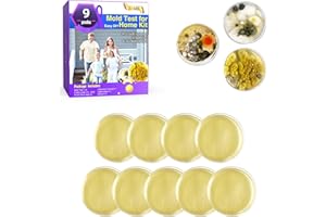 JXGKL Mold Test for Home Kit,Home Mold Test,DIY Detector at Furniture,Wall Facing,Indoor Air Quality Testing Kits,Simple Detection Tests,air Tester,Black26 Mold Testing,Home Mold Testing,Include Guide