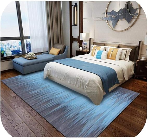 Amazon.de: Graphite Grey Area Rug | Blaue Meer Teppiche für Wohnzimmer