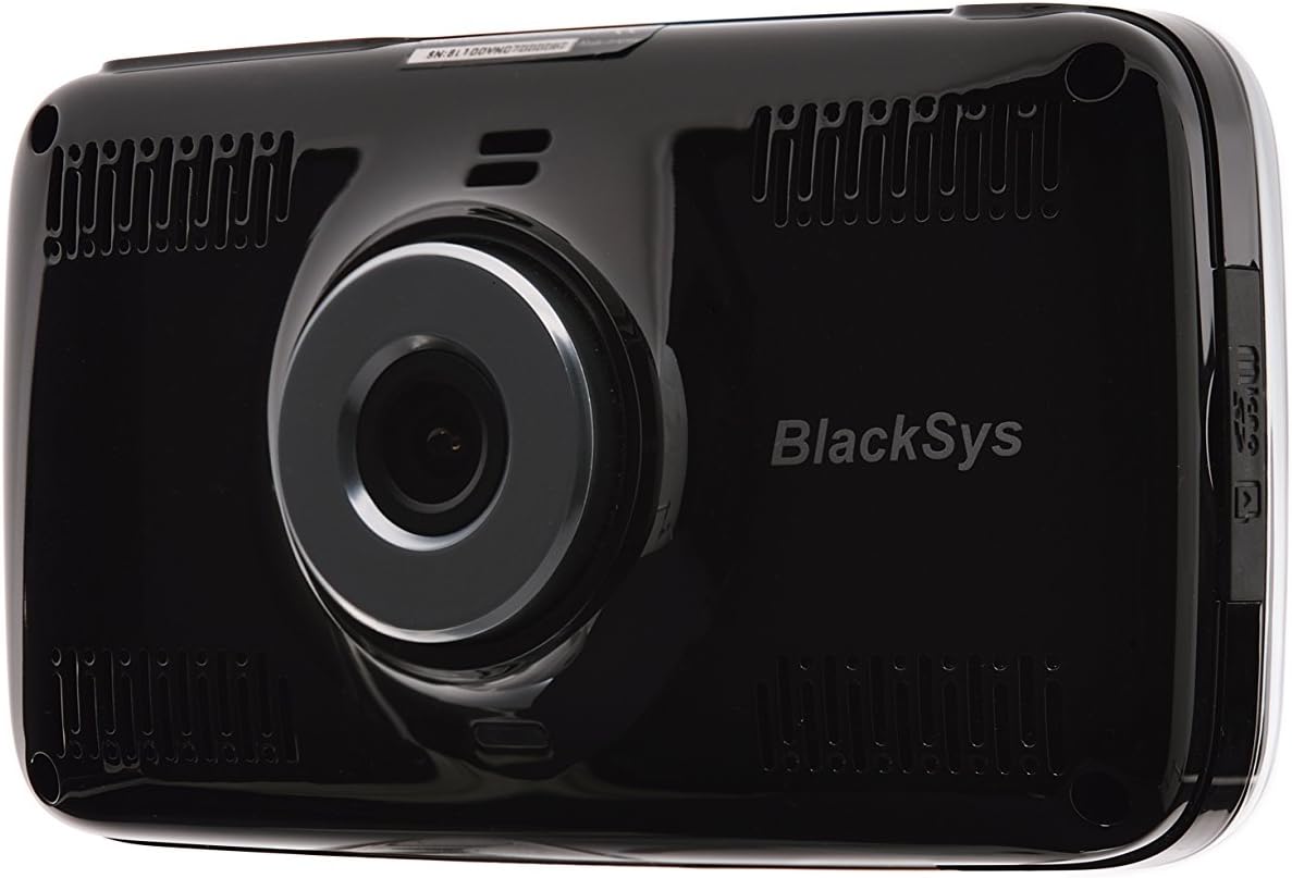 Blacksys - BL100-N Car DVR Dashcam - 3.5" TFT LCD Screen - Dual HD Cameras + 16GB Memory Card
