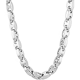 Men's Stainless Steel H- Link Chain - 24"