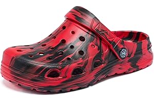 BIG WASP Kids Boys&Girls Black Camouflage Clogs Children's Beach Shoes Classic Marbled Tie Dye Clog Little Kid