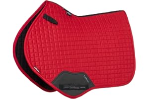 LeMieux Close Contact Luxury Suede Feel Square Saddle Pad Core Colours New, Chilli, Large