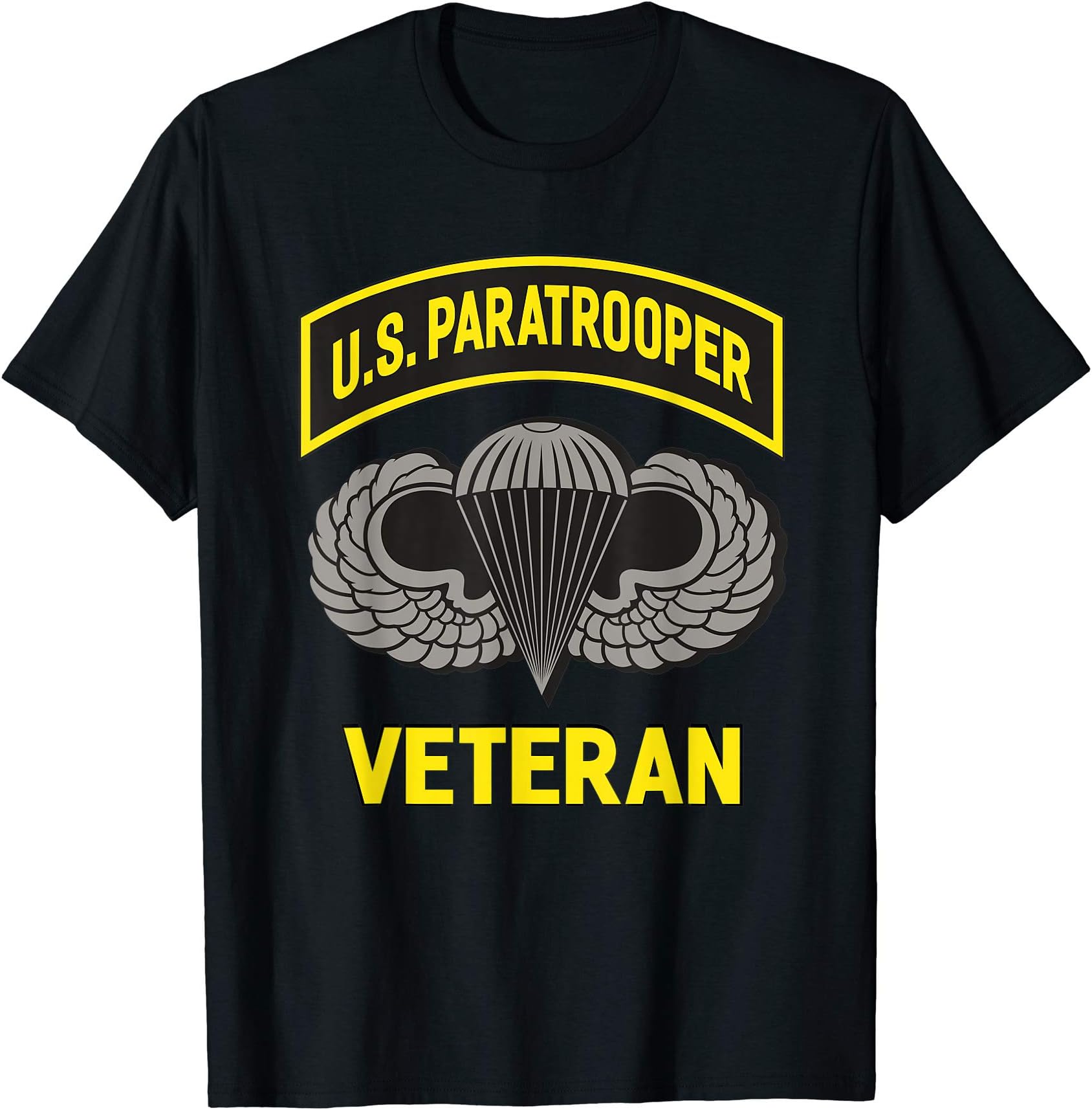 Veteran 365Paratrooper Veteran Airborne Division 82nd 101st Military T-ShirtOEKO-TEX STANDARD 100