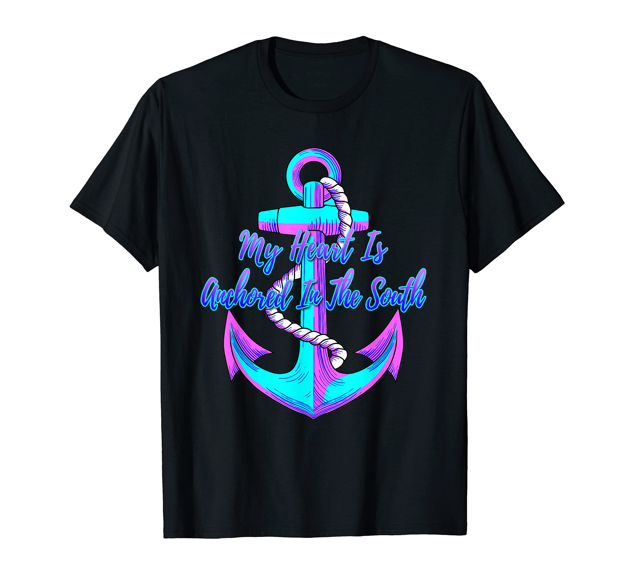 My Heart Is Anchored In the South Nautical T-Shirt