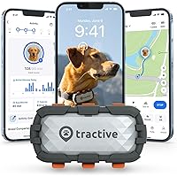 Tractive XL Smart Dog GPS Tracker | Live Pet Tracker with Virtual Fence | Vital Signs Monitoring of Heart & Respiratory Rate 