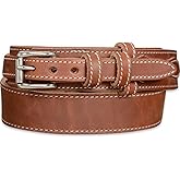 Bullhide Belts Mens Leather Belt for Work, Casual, Dress, 1.50" Wide