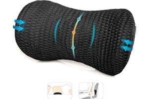 AgoKud Lumbar Support Pillow, Lumbar Support for Office Chair,Memory Foam Back Support Pillow for Lower Back Pain Relief,Adjustable Lumbar Pillow for Bed,Sleeping,Car Seat