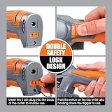 Terratek 2 in 1 Cordless Hedge Trimmer 7.2V with 2 Blades 120mm view 7