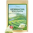 TeeLux Genmaicha Tea Bags, Genmai Cha with Sencha Green Tea, Matcha and Roasted Brown Rice, Premium Genmai Cha, Smooth Taste, 60 Count
