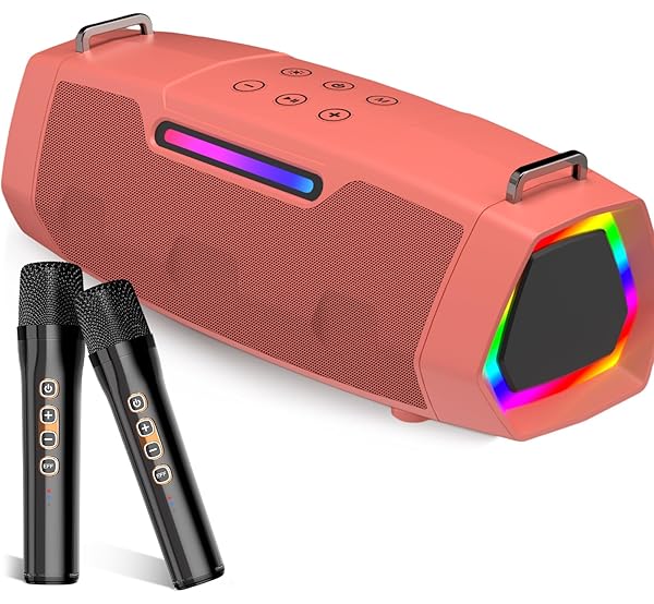 PORTABLE KARAOKE MACHINE FOR KARAOKE FAN – 60W...