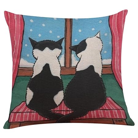Clearance Cute Cushion Cover Cat Sofa Bed Home Decoration