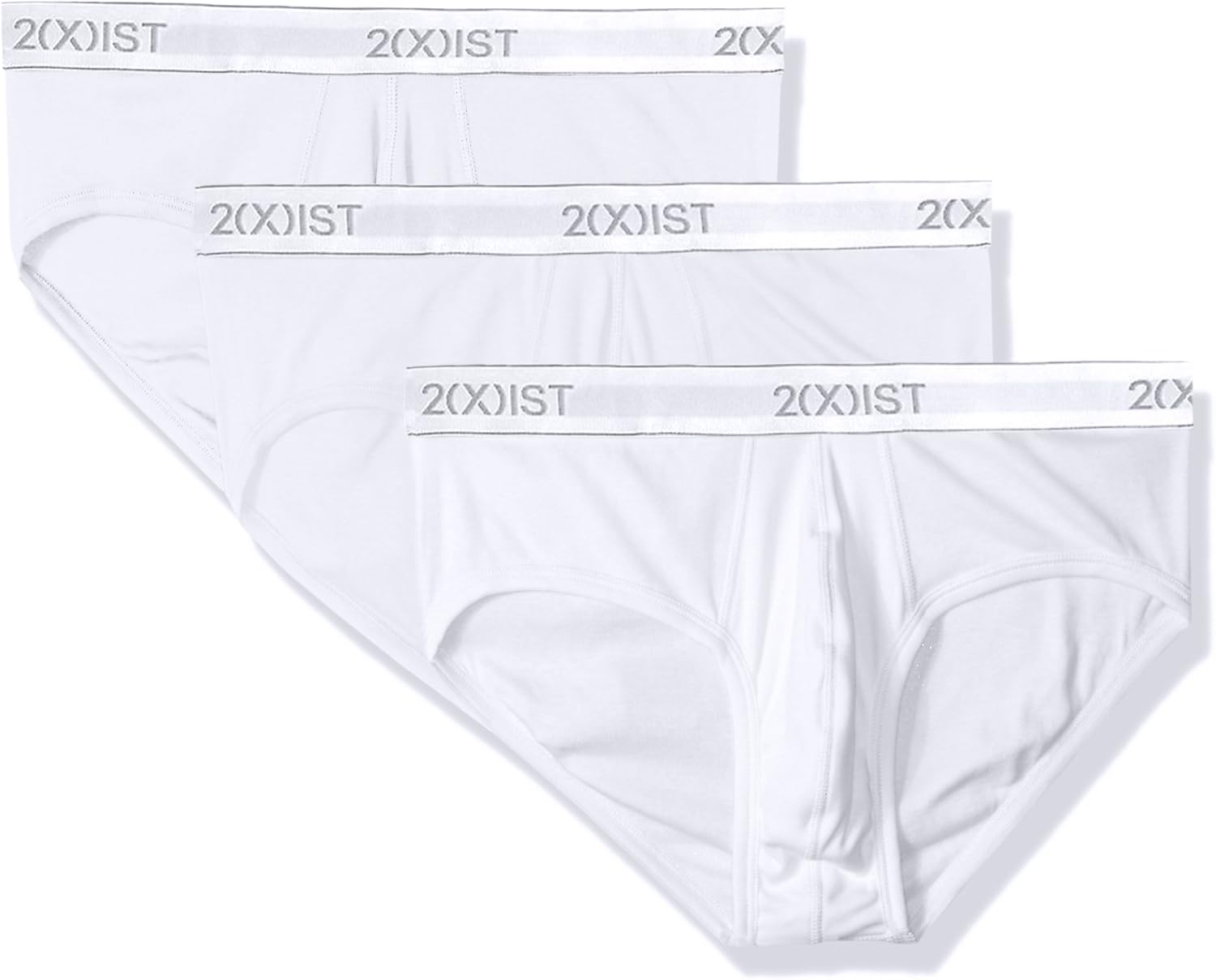 2(X)IST Men's Essential Cotton No Show Brief 3-Pack at  Men’s Clothing store