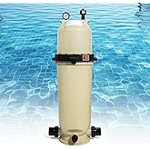 VORGENS EC-160318 Cartridge Filter, Fit for Pentair Clean & Clear CC200 Cartridge Pool Filter 200 GPM | 200 Sq.Ft. - Replace for Pentair Filter Assembly with Cartridge & Gauges