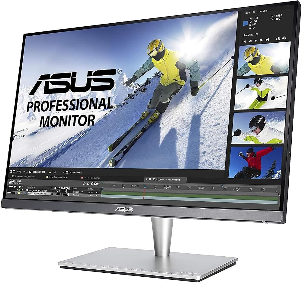 ASUS ProArt PA24ACRV 24 Inch IPS QHD Monitor 95% DCI-P3 Calman Verified