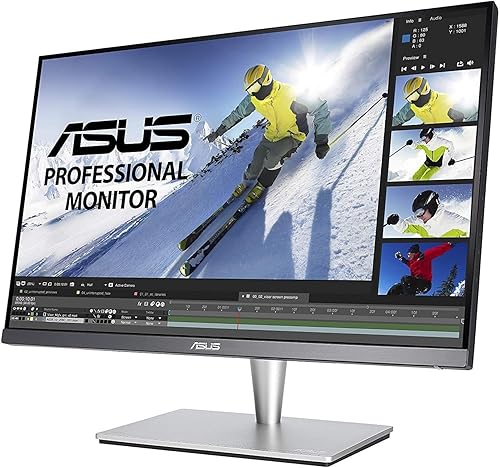 ASUS PA24AC 24 Inch (24.1 Inch) (16:10) Professional Monitor, 1920x1200, IPS, 100% sRGB, â–³E< 2, DisplayHDR 400, DP over USB-C, DP, HDMI, USB3.0