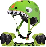 XIAPIA Kids Helmet and Pads Set Durable Multi-Sport Protection CE Certified