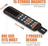 WEARXI Magnetic Wristband for Men Tools Gifts Fathers Day Dad Birthday view 3