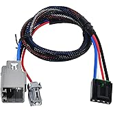 Oyviny Brake Control Wiring Adapter 3023-P for 2013-2014 Ram 1500/2500/3500 and Dodge Ram Pickup with Factory Tow Package, Dual Plug in Brake Controller Wiring Harness
