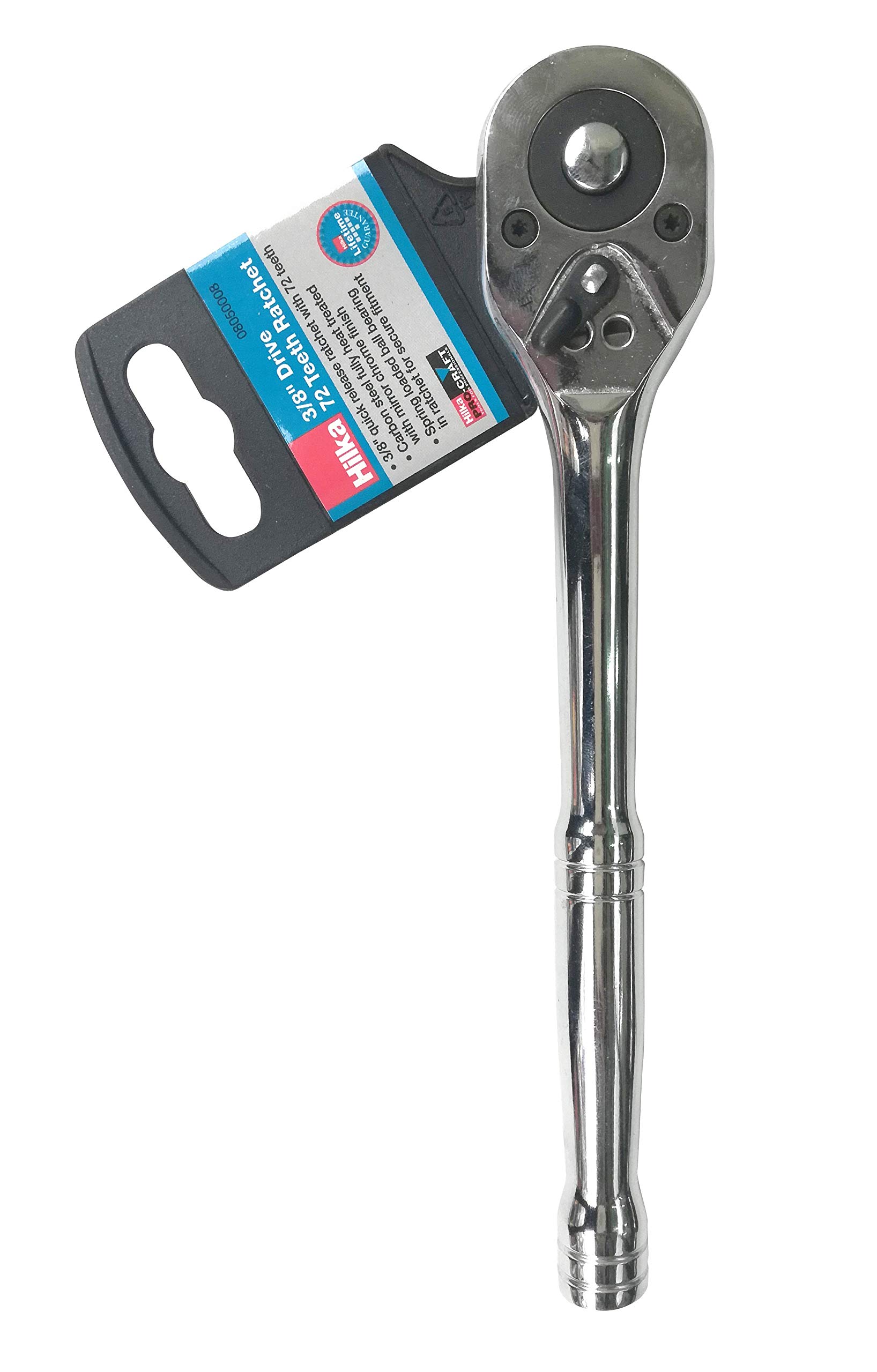 Hilka 08050008 3/8" Drive 72 Teeth Ratchet