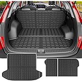 powoq Fuel&Hybrid Cargo Mat Compatible with 2023-2026 Kia Sportage Cargo Liner Trunk Mat TPE Backrest Trunk Liner Replacement for 2023 2024 2025 2026 Kia Sportage Accessories