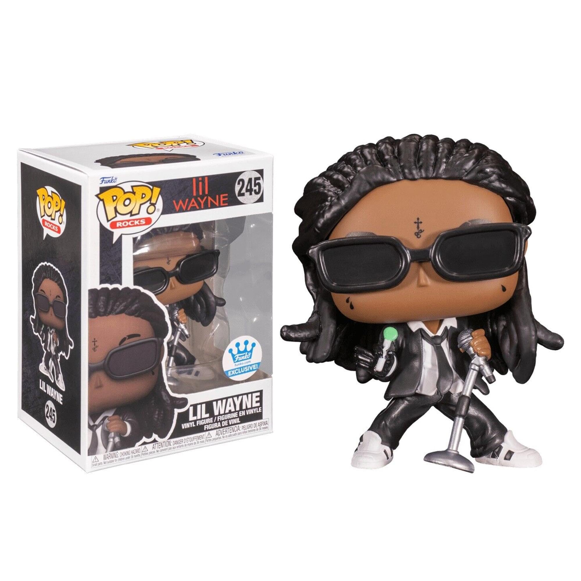 Funko Lil Wayne Pop! Rocks Lil Wayne with Lollipop Vinyl Figure 9cm