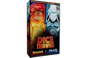 Dice Throne - Two Hero Starter Set - Barbarian v Moon Elf - Fast Playing Collectible Tabletop Game