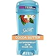 Secret Fresh Antiperspirant and Deodorant for Women, 48hr Freshness, Sweat & Odor Protection, PH Balancing Minerals, Clear Gel, Cocoa Butter Scent, 2.6 oz