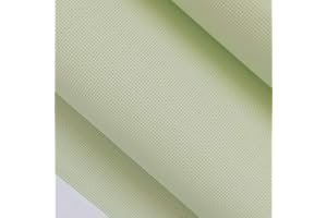 19" x 28" 14CT Counted Cotton Aida Cloth Cross Stitch Fabric (Light Green)