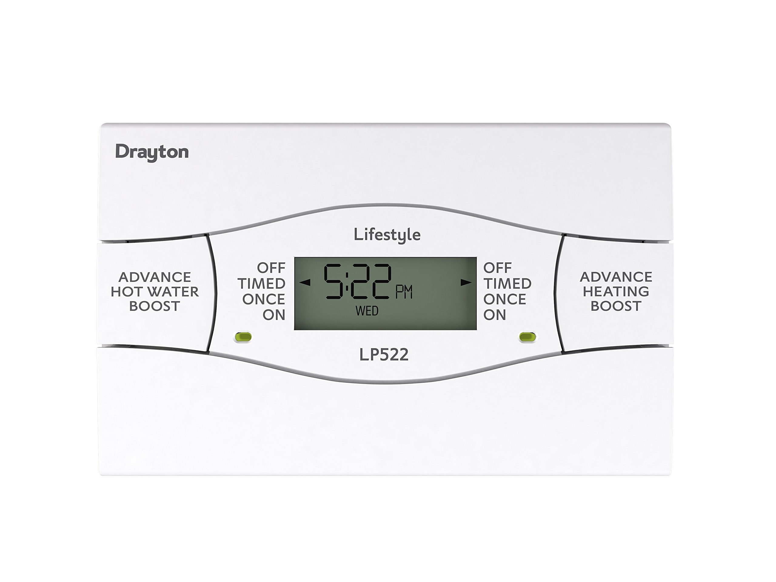Drayton 123070 LP522 (Mk4) 2 Channel Programmer, White