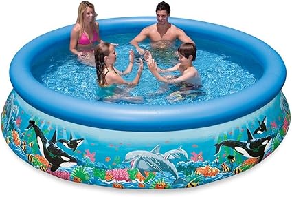 intex swim center ocean reef inflatable pool