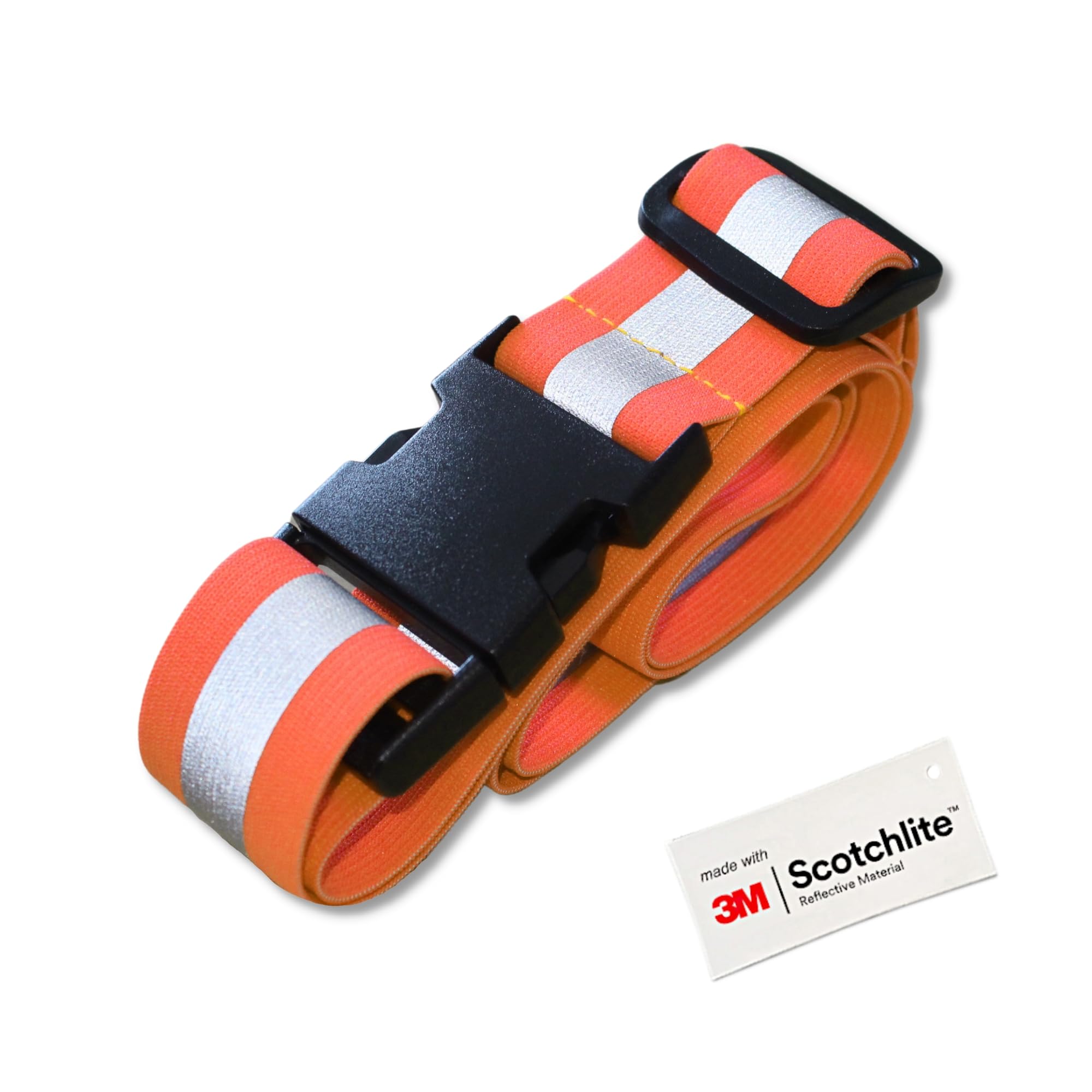 Salzmann Multi-Purpose Reflective Running Belt - Adjustable High-Visibility Strap - Made with 3M Scotchlite — image 1