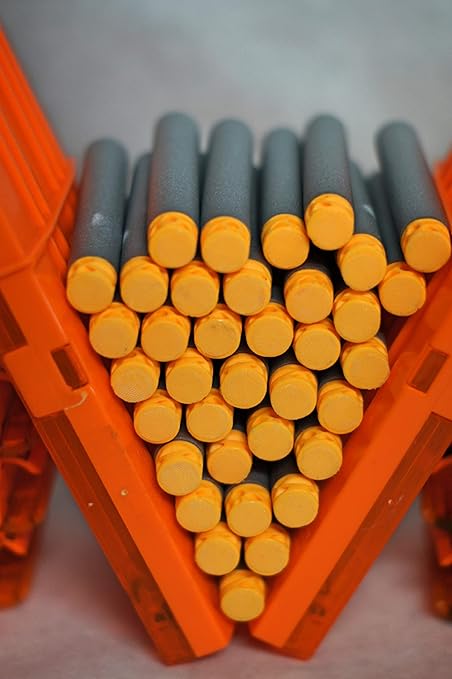 Amazon.com: Blasters \u0026 Beyond - Juego de 36 dardos de recambio de velcro compatibles con Nerf Dart Tag, N-Strike Elite y AccuStrike: Toys \u0026 Games