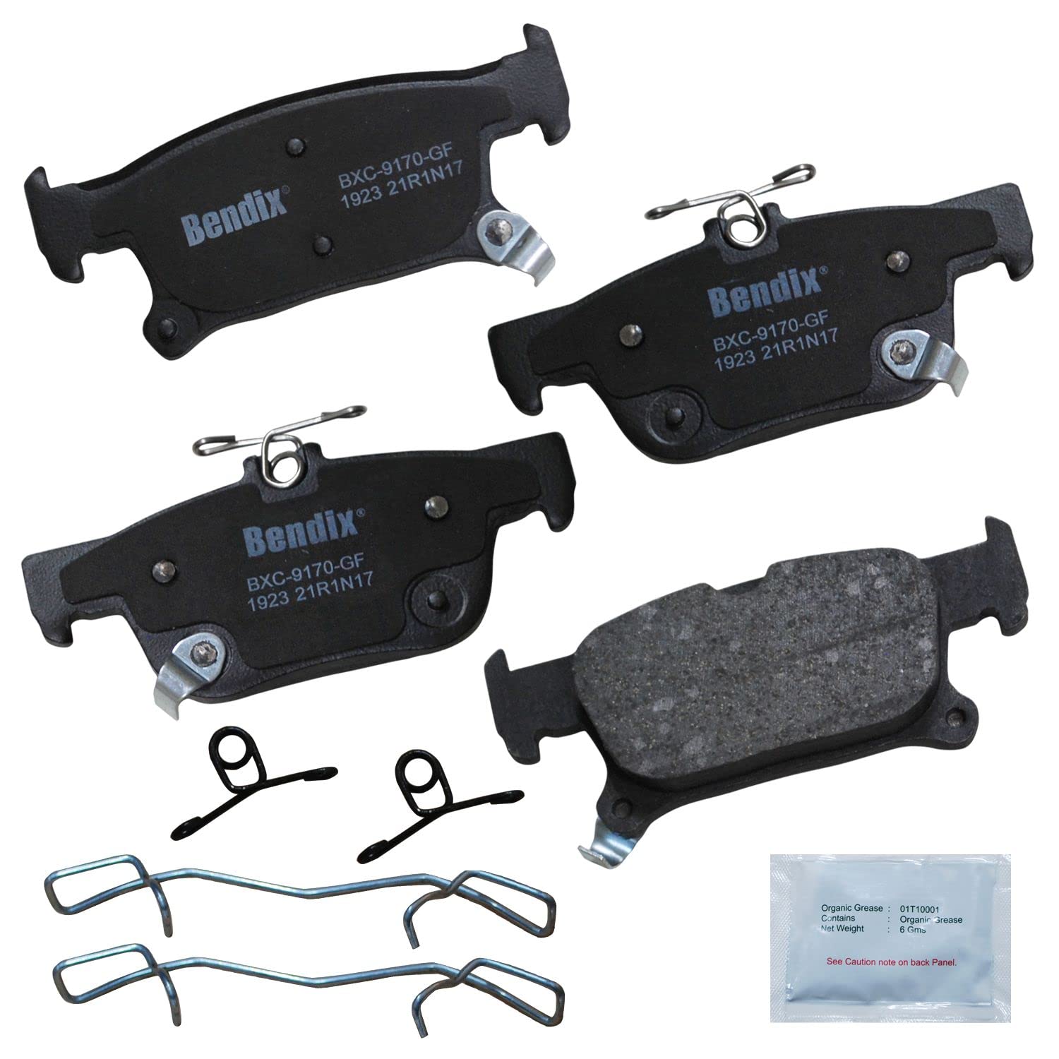 Bendix Priority1 CFC1923 Ceramic Rear Brake Pads for Buick Envision 2020-2016 Image Bendix Priority1 CFC1923 Ceramic Rear Brake Pads for Buick Envision 2020-2016 Image