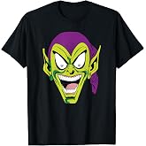 Marvel Comics Retro Green Goblin Spidey Villain Big Face T-Shirt