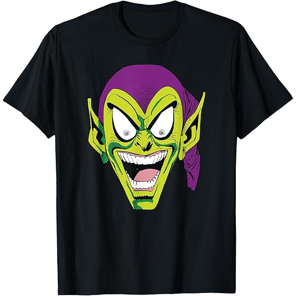 Amazon.com: Marvel Spider-Man: No Way Home Green Goblin Face T