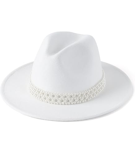 FADACHY Fedora Hats for Women & Men Trendy Short Brim Felt 