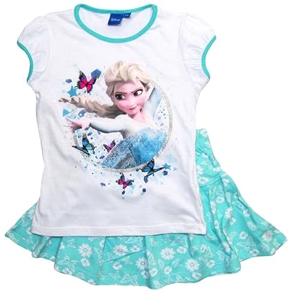 Frozen Ökotex Standard 100 T-Shirt und Rock Set