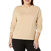 HUGO mens Center Logo Relaxed Fit Jersey Sweatshirt