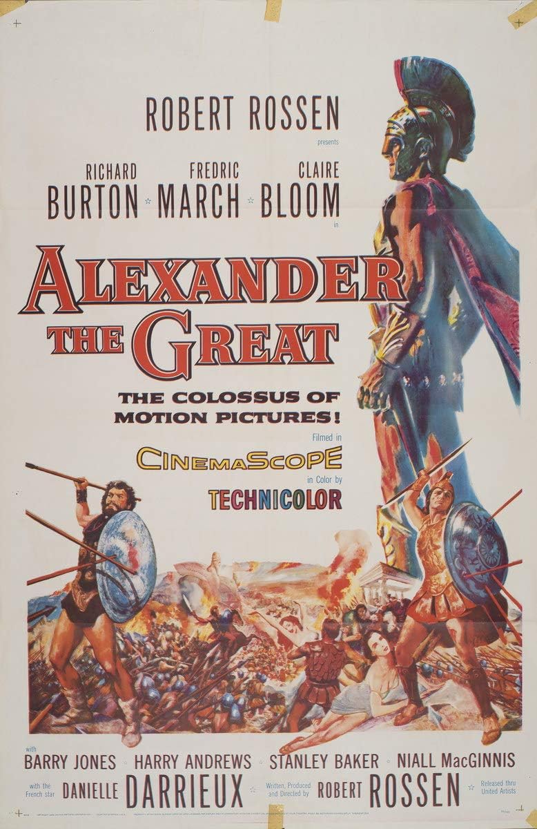 Berkin Arts Movie Poster Giclee Print On Canvas-Film Poster Reproduction Wall Decor(Alexander The Great 3) #XFB