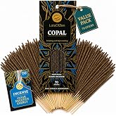 LOTS OF ZEN White Copal Incense Sticks, Natural Copal Resin, 70 Count | Hand-Rolled White Copal, 45+ Min Burn for Meditation &amp; Cleansing